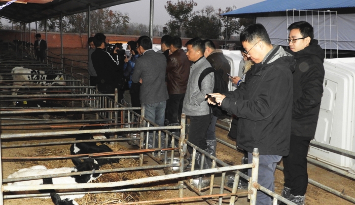 09 圖為國(guó)家藥典委員會(huì)一行調(diào)研臨泉縣王氏牧業(yè)有限公司。（記者 蔣守福 攝）.JPG