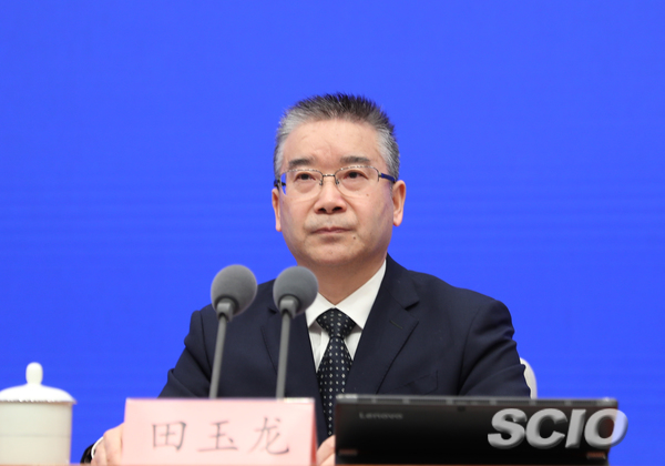 工業(yè)和信息化部黨組成員、總工程師田玉龍（劉健 攝）