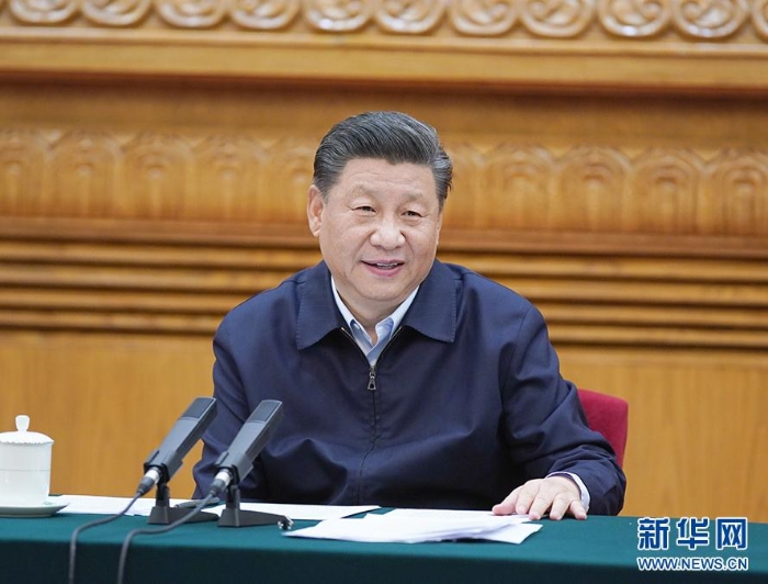 6月2日，中共中央總書記、國家主席、中央軍委主席習(xí)近平在北京主持召開專家學(xué)者座談會并發(fā)表重要講話。 新華社記者 李學(xué)仁 攝