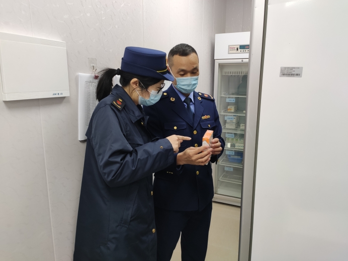 圖為檢查現(xiàn)場。