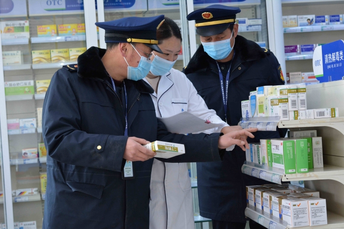 圖為檢查現(xiàn)場。