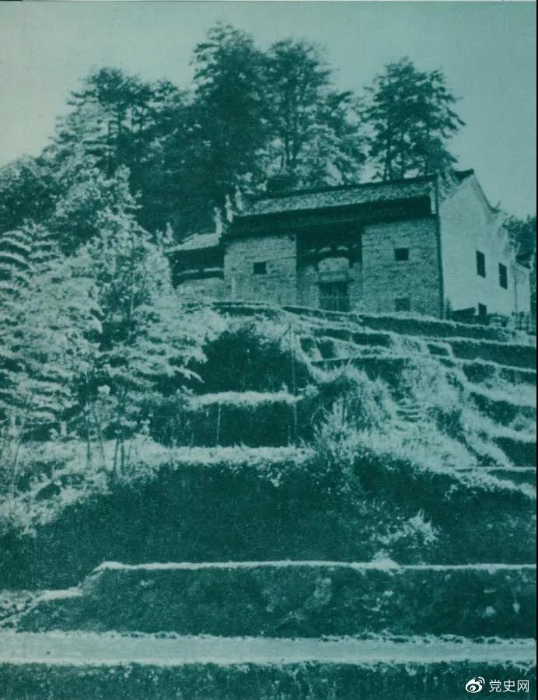 1928年5月，湘贛邊界工農(nóng)兵蘇維埃政府在寧岡茅坪成立。圖為湘贛邊界工農(nóng)兵蘇維埃政府舊址。