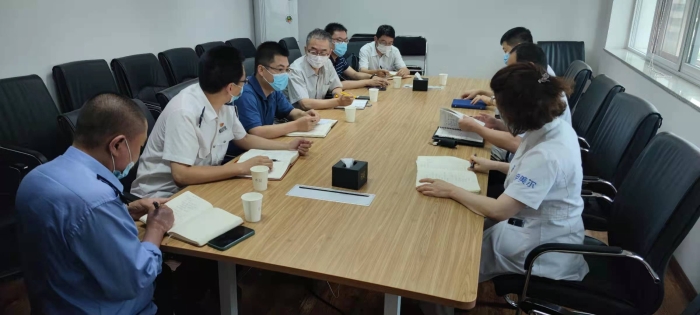 圖為調(diào)研現(xiàn)場。