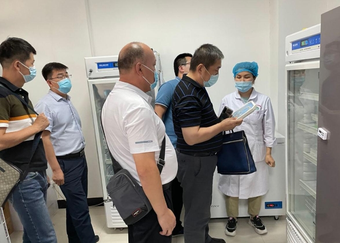 圖為檢查現(xiàn)場。