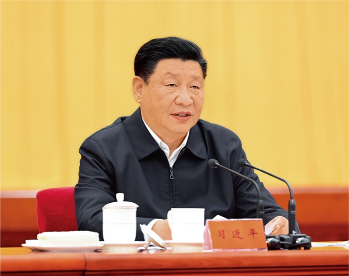 2021年10月13日至14日，中央人大工作會議在北京召開。中共中央總書記、國家主席、中央軍委主席習(xí)近平出席會議并發(fā)表重要講話。 新華社記者 李學(xué)仁/攝