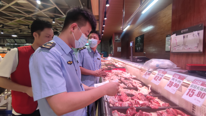 常德市開展肉品質(zhì)量安全專項整治行動 筑牢肉類食品安全防線