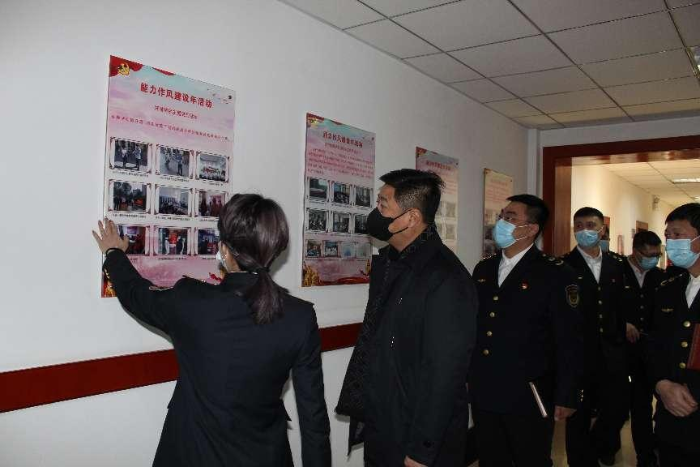 黑龍江省藥監(jiān)局黨組成員、副局長王鐵寒到綜合執(zhí)法監(jiān)督局檢查指導(dǎo)工作